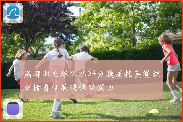 成都羽毛球队以54分稳居精英赛积分榜首位展现强劲实力