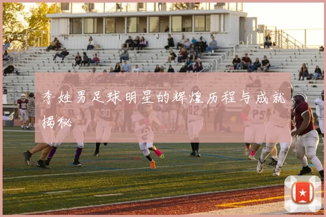 李姓男足球明星的辉煌历程与成就揭秘